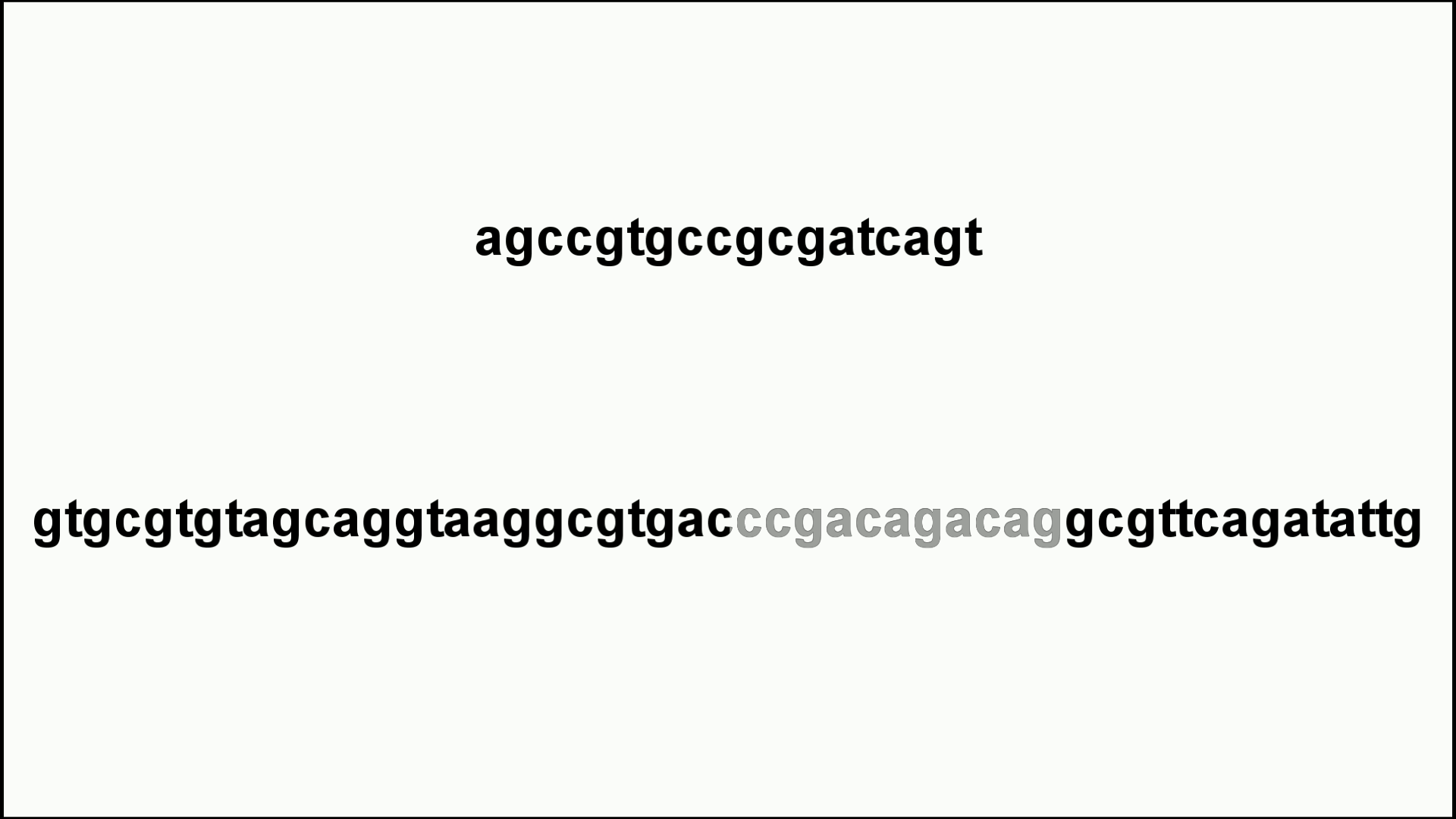 An animation of the algorithm running, with four small seeds created